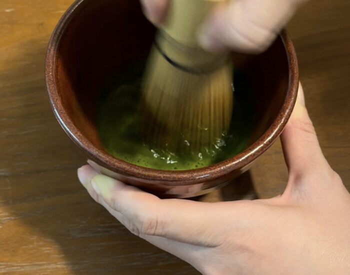 Japanese matcha tea ceremony in Tokyo